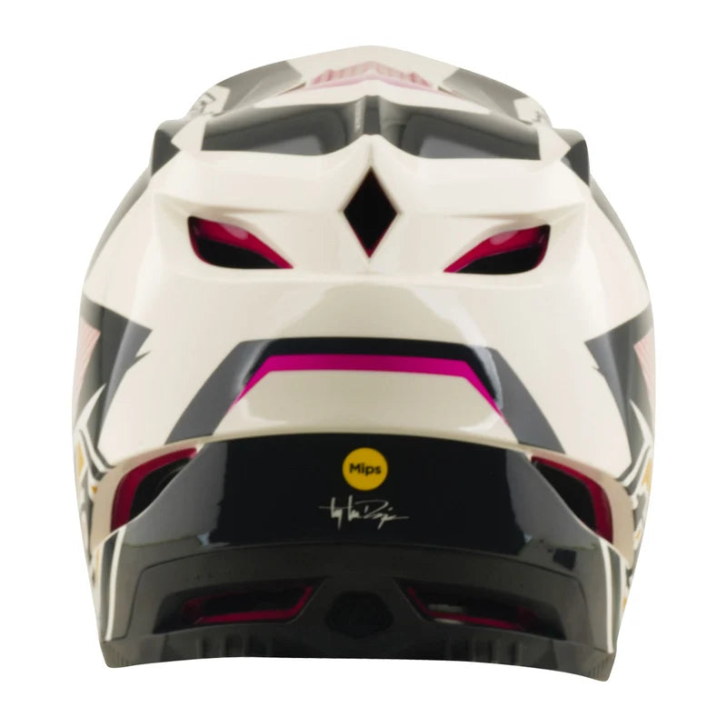 Troy Lee Designs D4 Polyacrylate Helmet Turbo Acid And Fuchsia