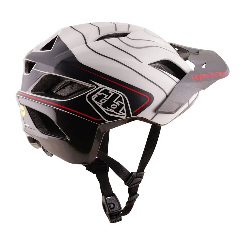 Casque Troy Lee Designs Flowline SE MIPS, coloris pierre ponce et charbon
