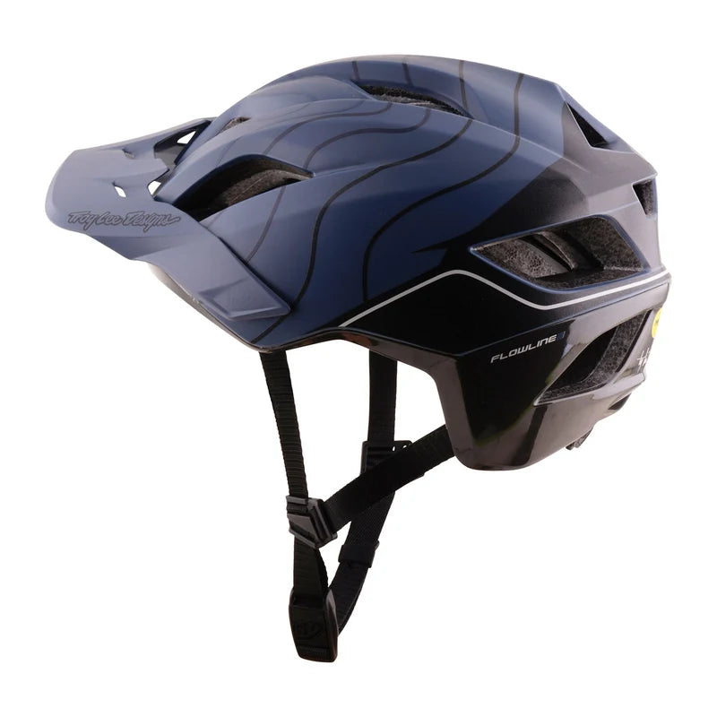 Casque Troy Lee Designs Flowline SE MIPS, coloris ardoise et charbon dégradés