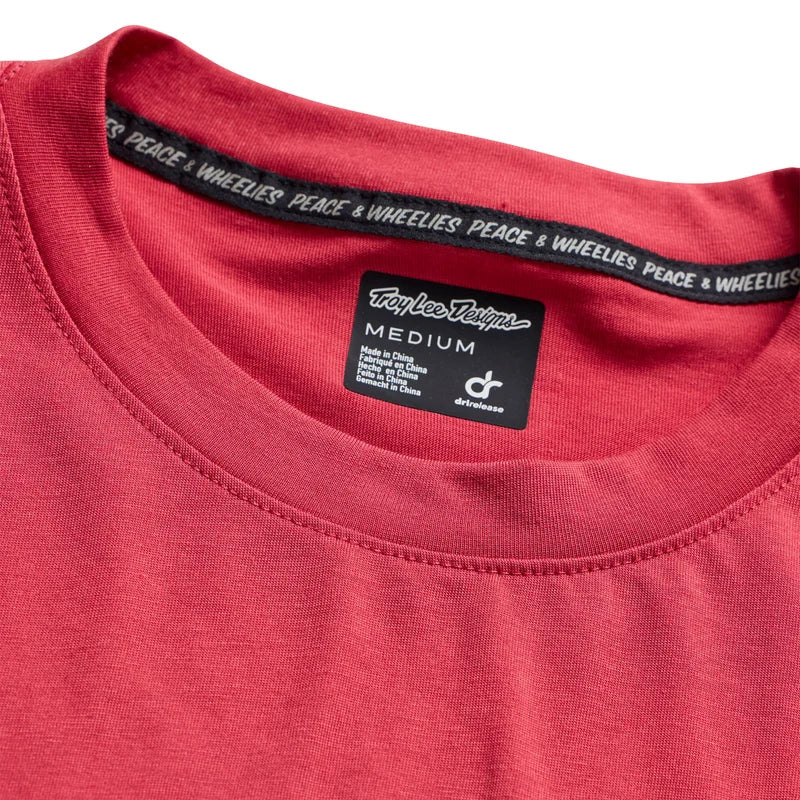 Troy Lee Designs Skyline Ride T-shirt met lange mouwen, Feathered, Ember Red