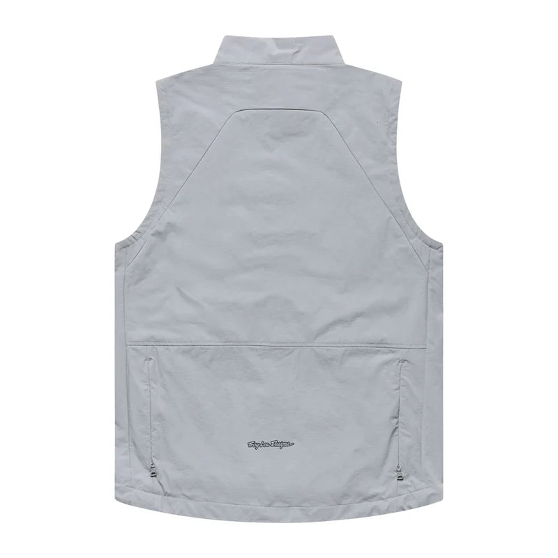 Gilet de cyclisme Stage Ride Troy Lee Designs, gris moyen uni