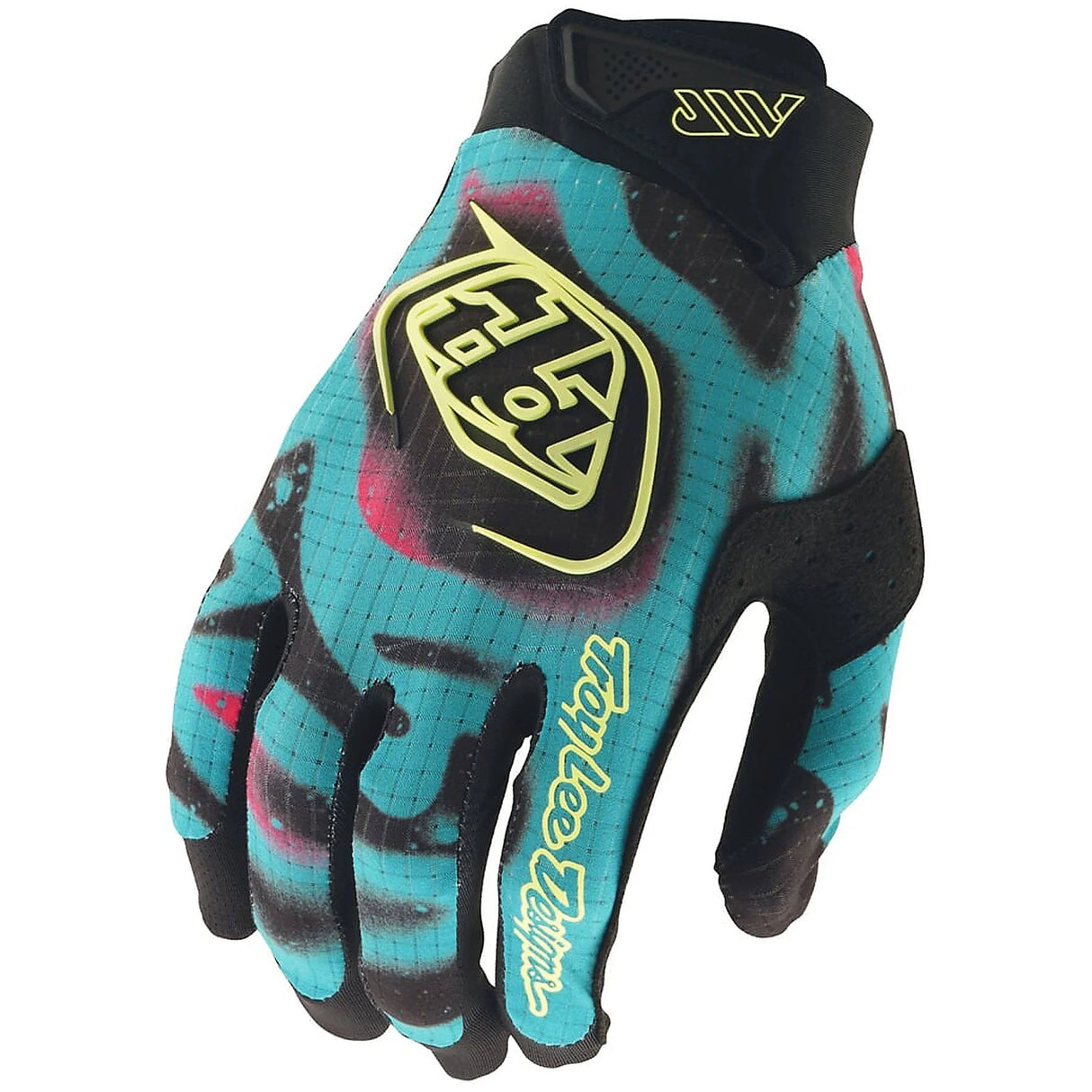 Troy Lee Designs Youth Air Gloves Membrane - Black/Glo Yellow