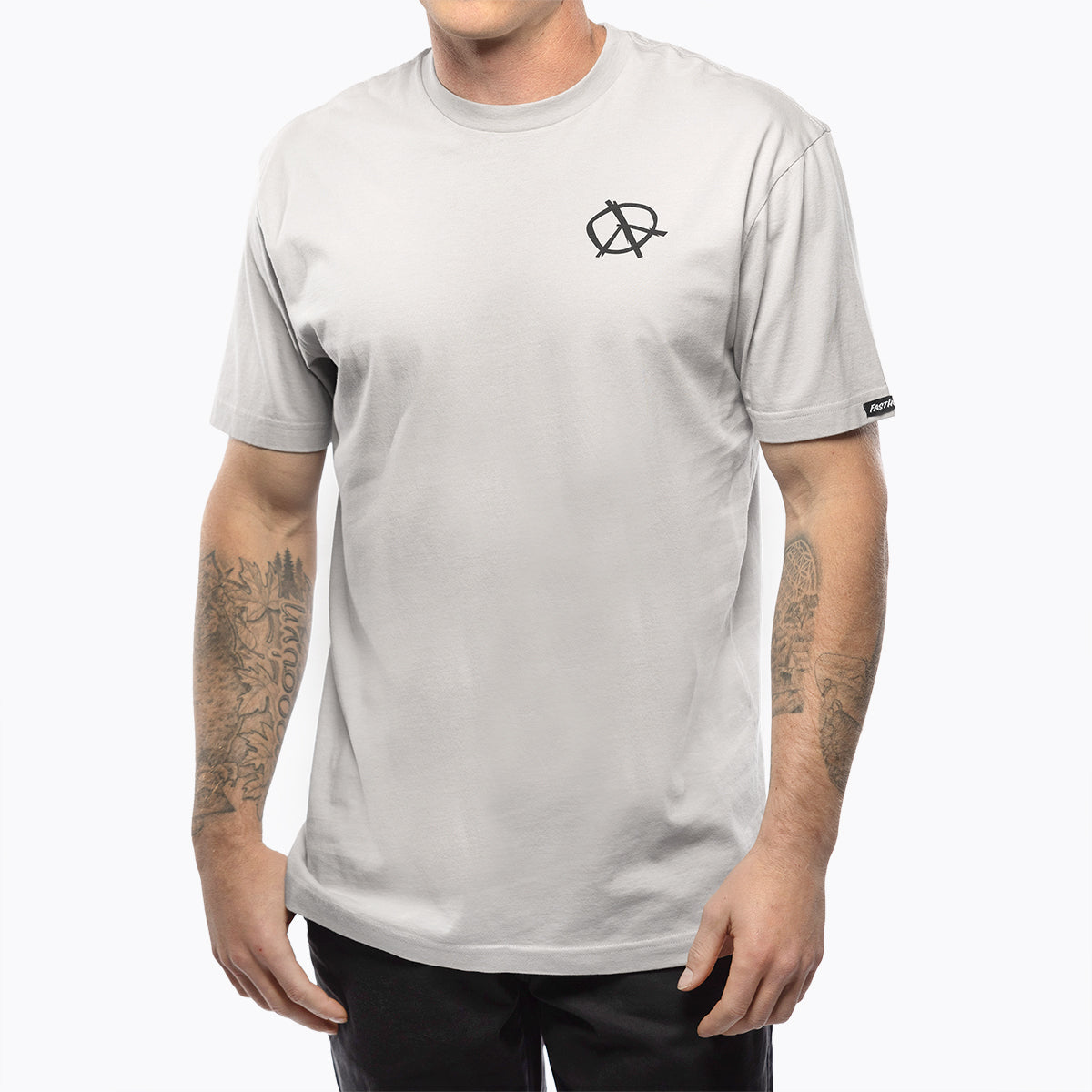 T-shirt Fasthouse Utopia - Gris clair