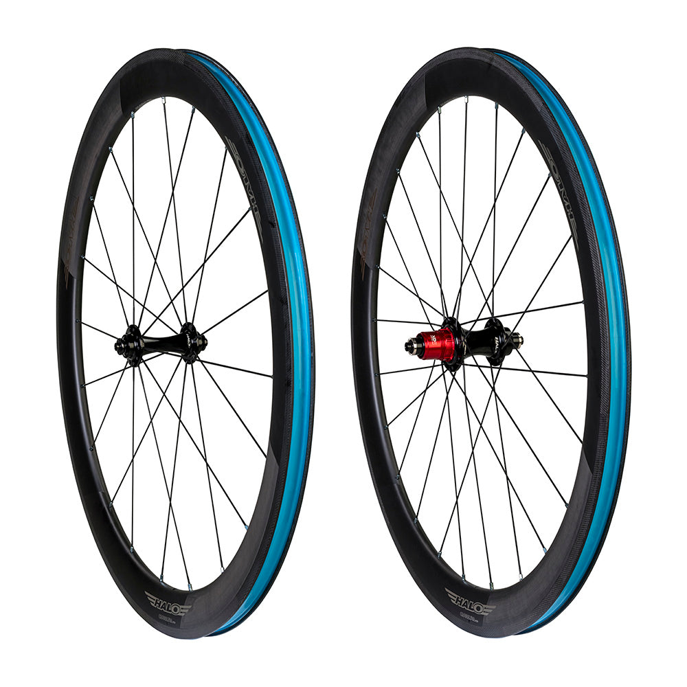 Halo Carbaura RC50 RS2 Supadrive-wielset - zwarte naven