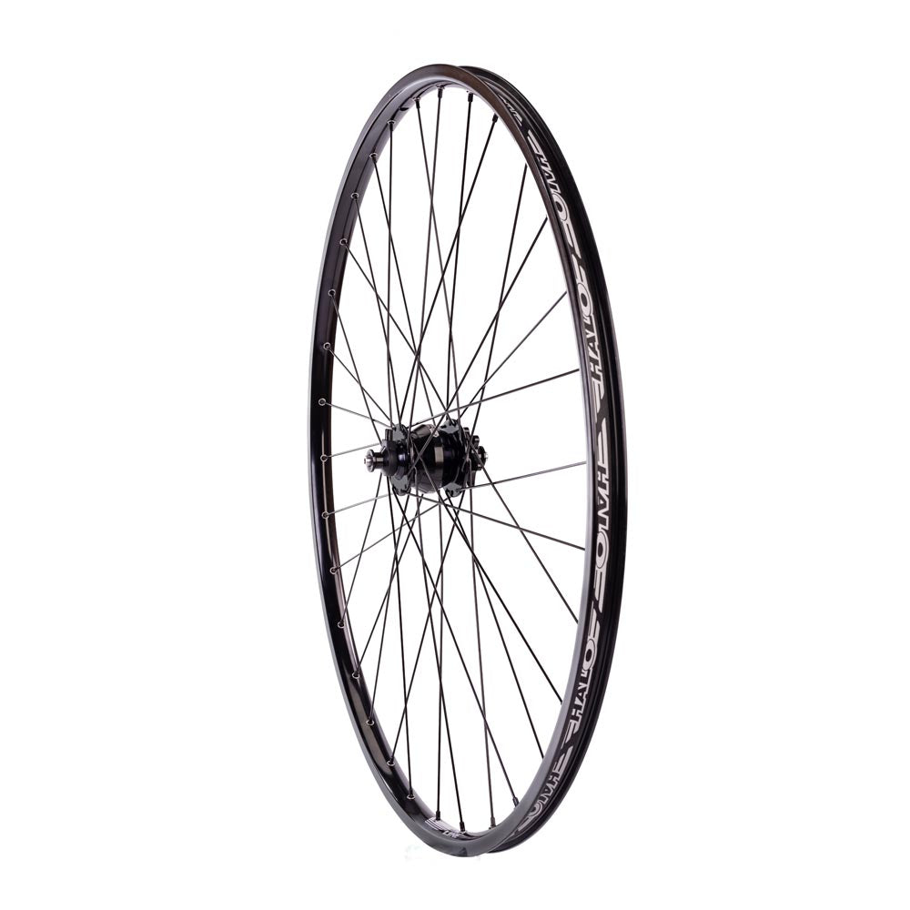 Halo White Line Urban Uni Dynamo 700c Vorderrad Schwarz