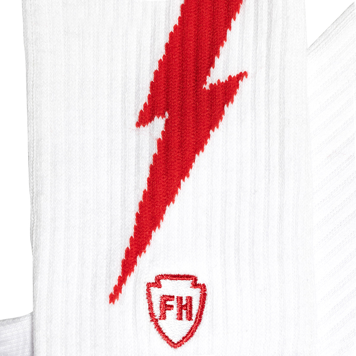 Fasthouse Wired Sock - White/Red