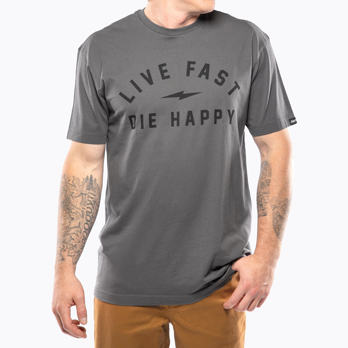 Fasthouse Wired T-Shirt – Heavy Metal