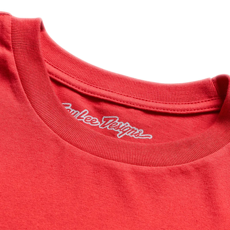 Troy Lee Designs Youth Signature T-Shirt Scarlet