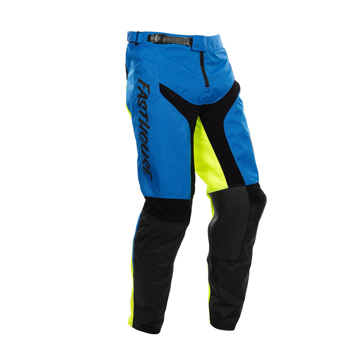 Pantalón Juvenil Fasthouse Carbon Echo - Azul Eléctrico/Alta Visibilidad