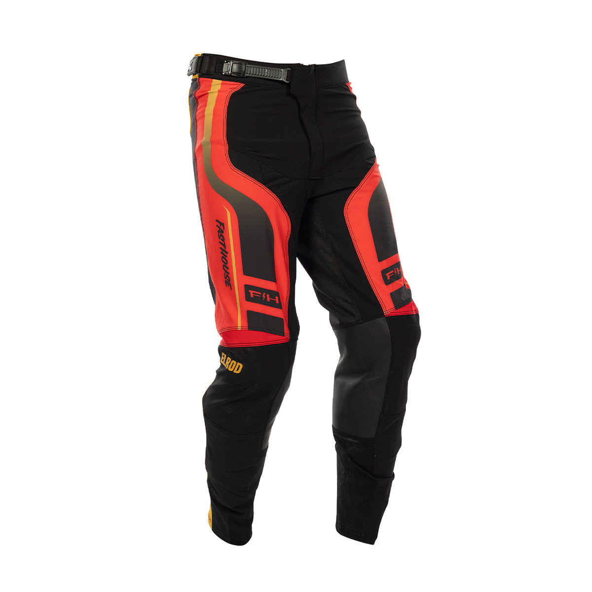 Fasthouse Elrod React Jugendhose – Racing Rot/Schwarz