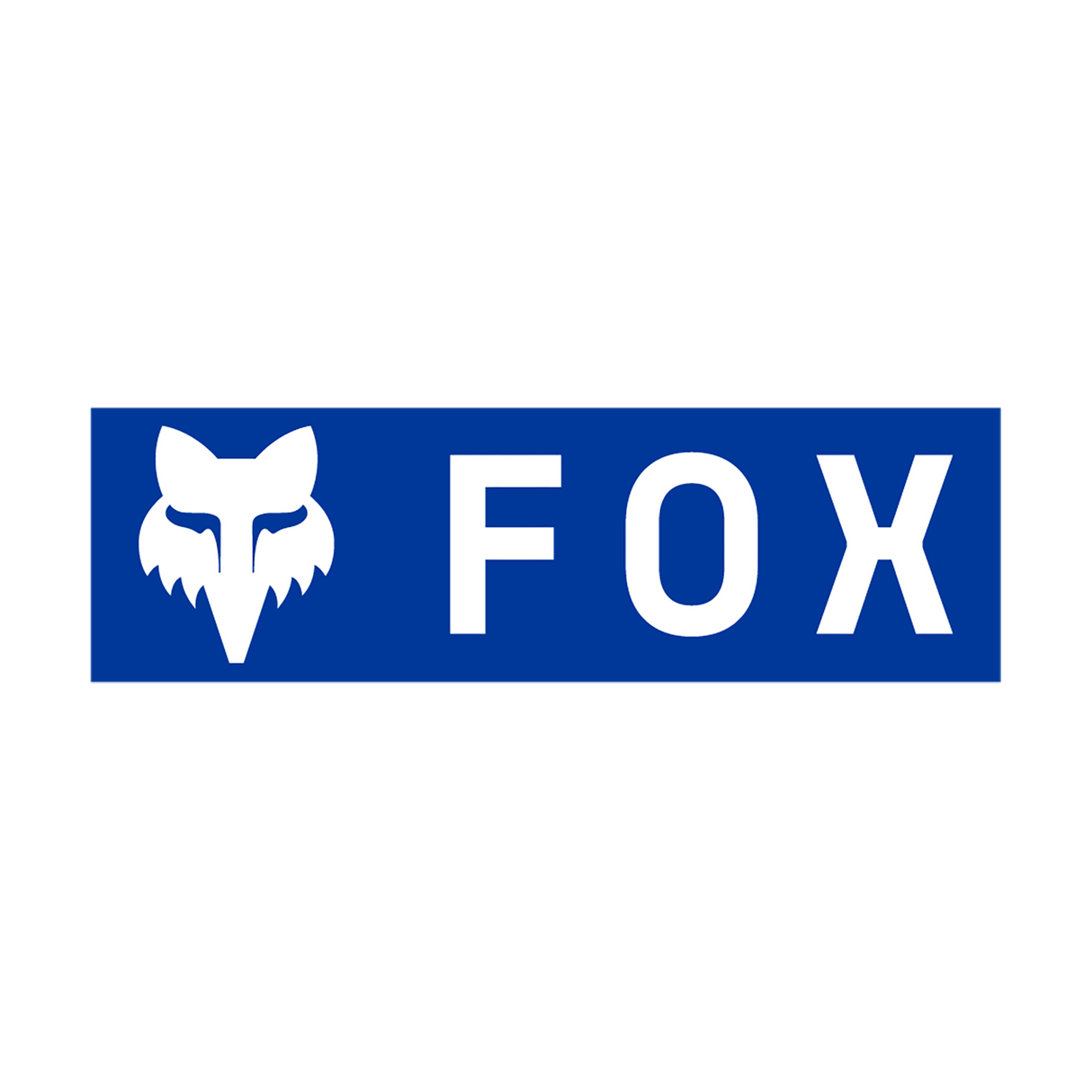 Fox Racing Firmenlogo 3" Aufkleber Blau
