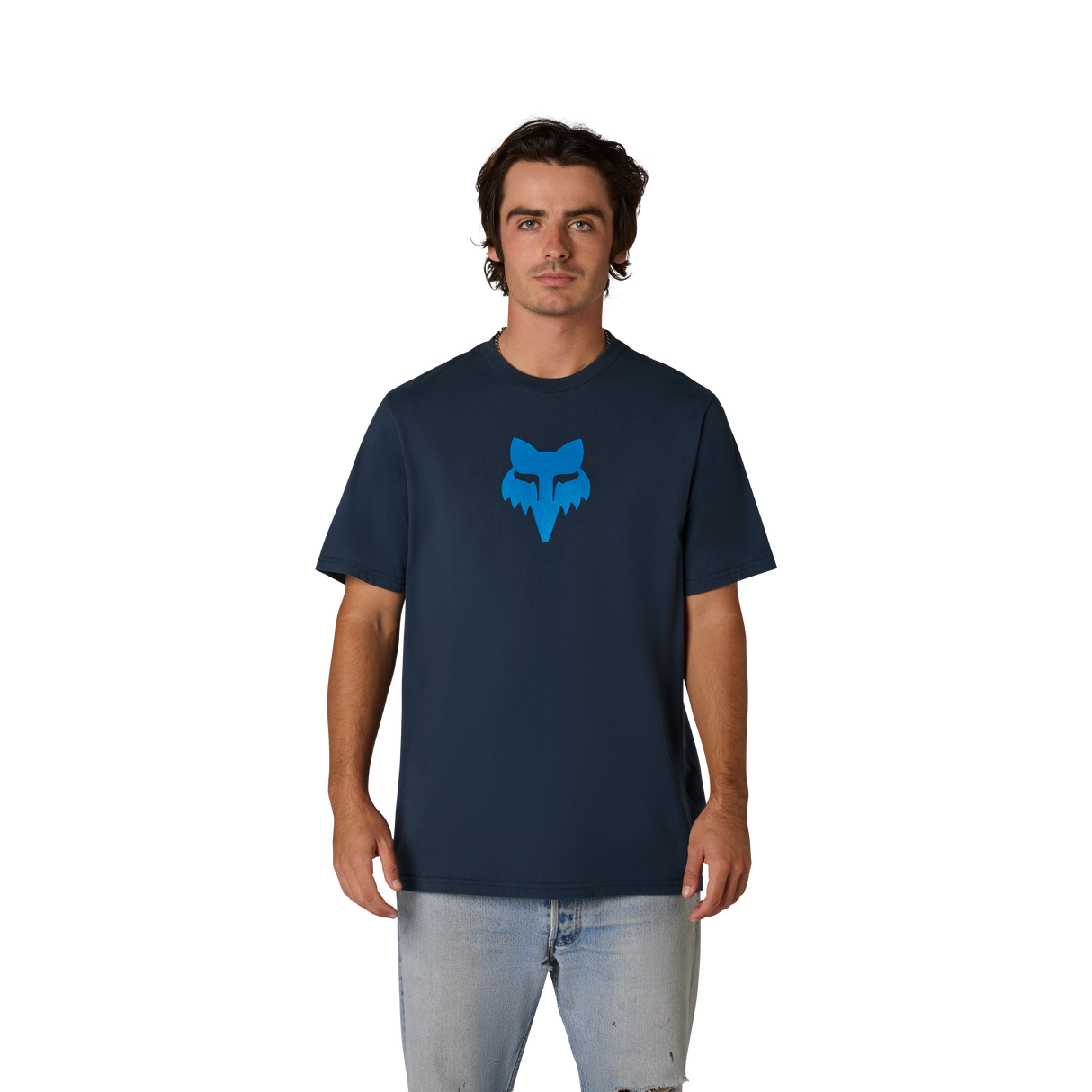 Camiseta Original Fox Racing Vision 195 Azul Galaxia