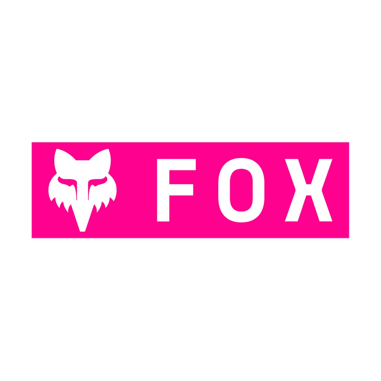 Fox Racing bedrijfslogo 3" sticker roze