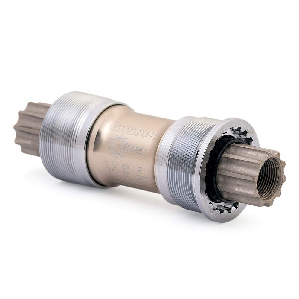 Gusset Components Trident ISIS Bottom Bracket Silver