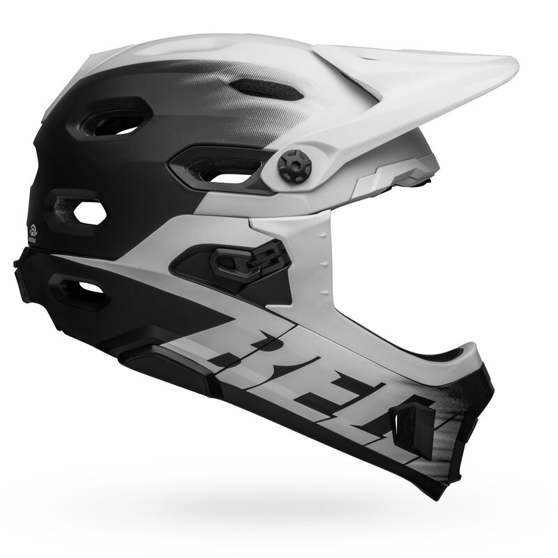 Bell Super DH Spherical Full Face Convertible MTB Helmet Legion Black/White