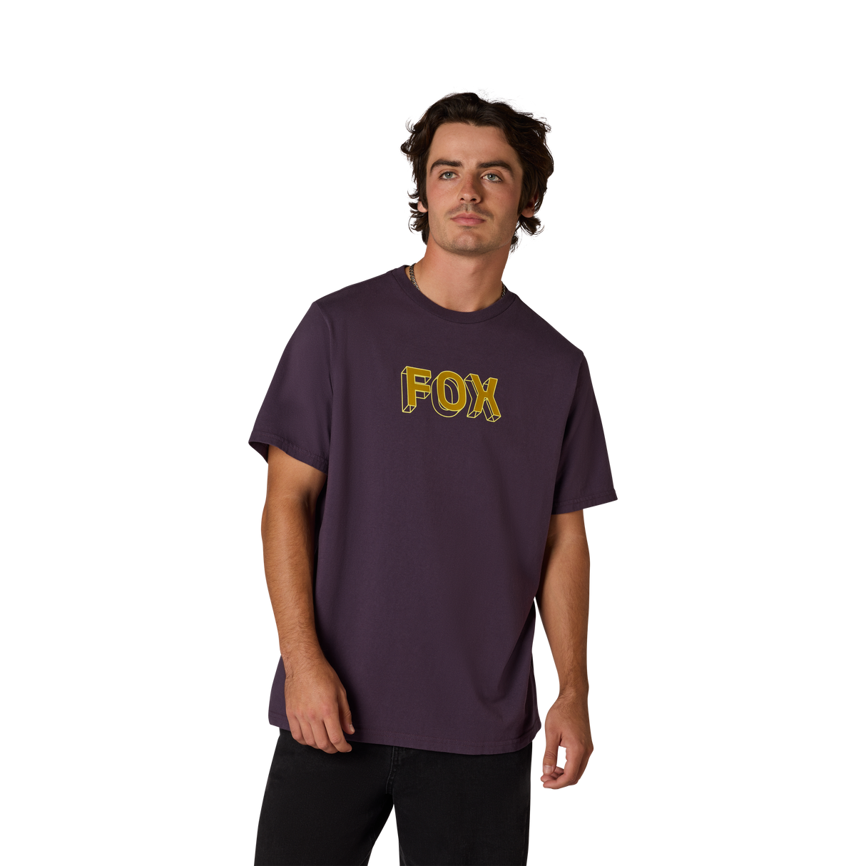 Fox Racing IMAGE Print 195 Original T-Shirt Plum Perfect