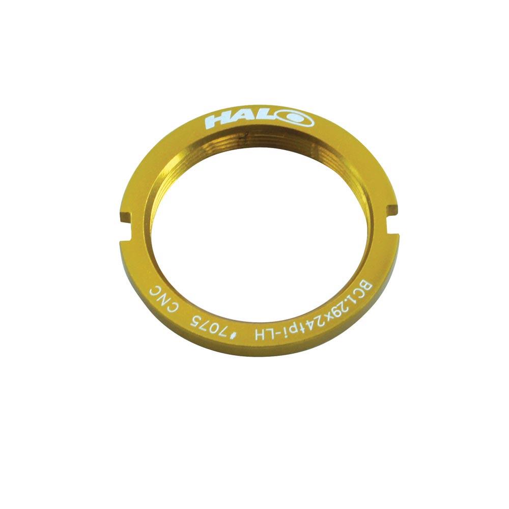 Halo Verschlussringe für starre Ritzel Gold