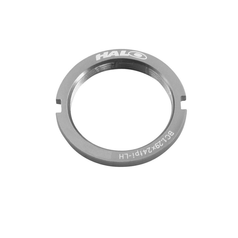 Bague de verrouillage de pignon fixe Halo - cr-mo argentée
