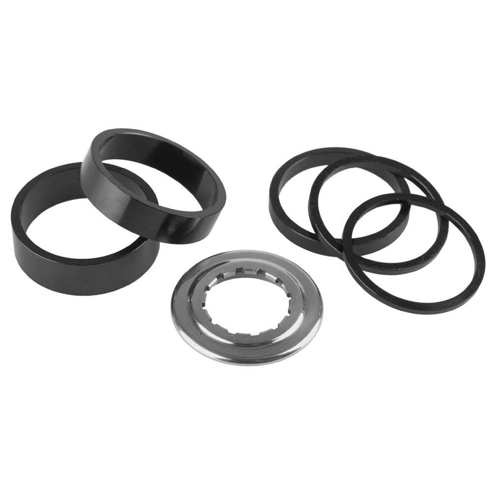 Surly - Componentes - Kit de espaciadores para una velocidad negro/plateado