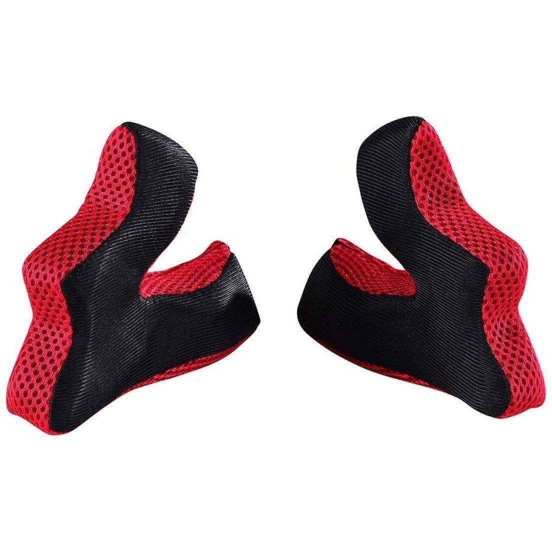 Troy Lee Designs D3 3D Replacement Cheekpad Padding Red