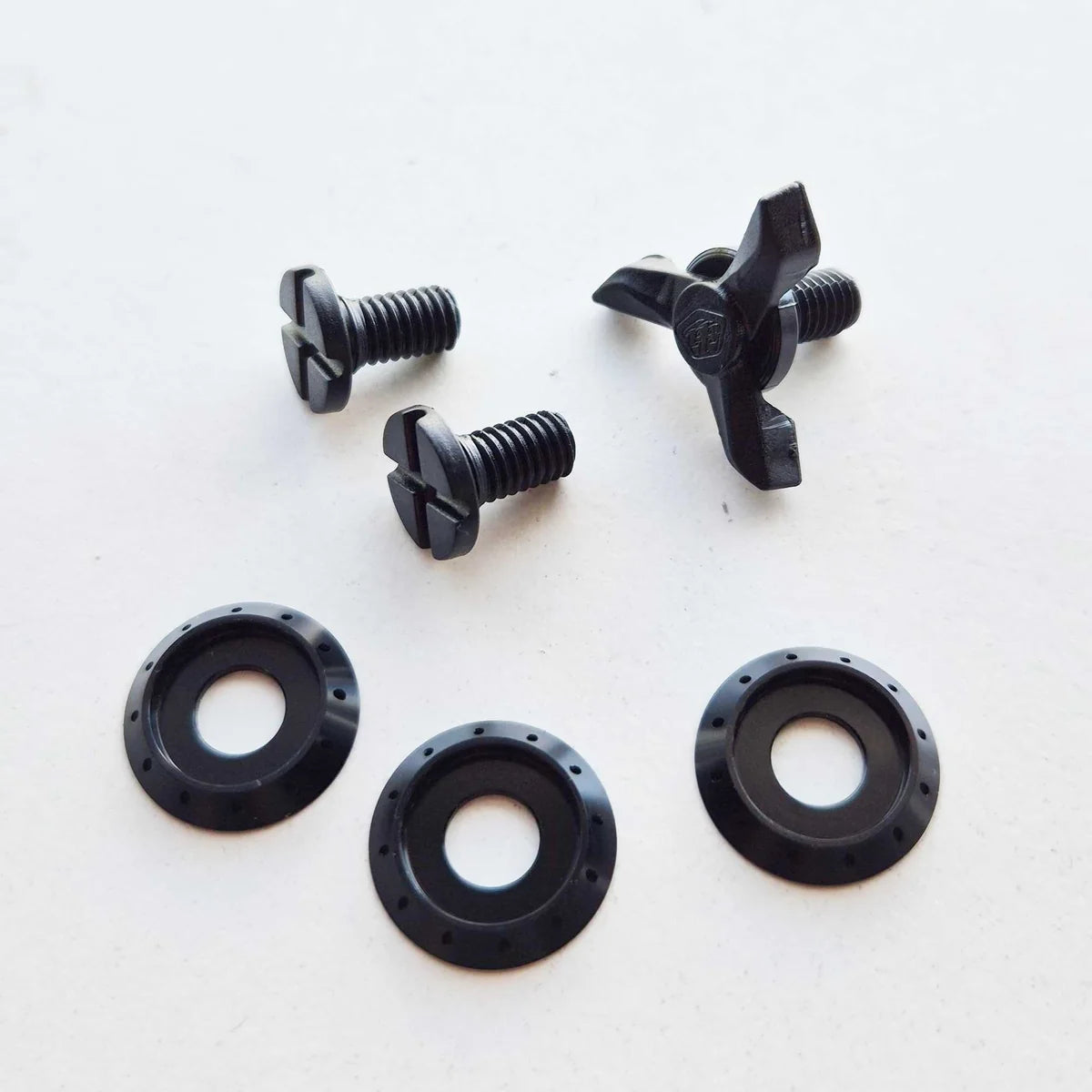 Troy Lee Designs D4 SE5-vizierschroevenset Zwart
