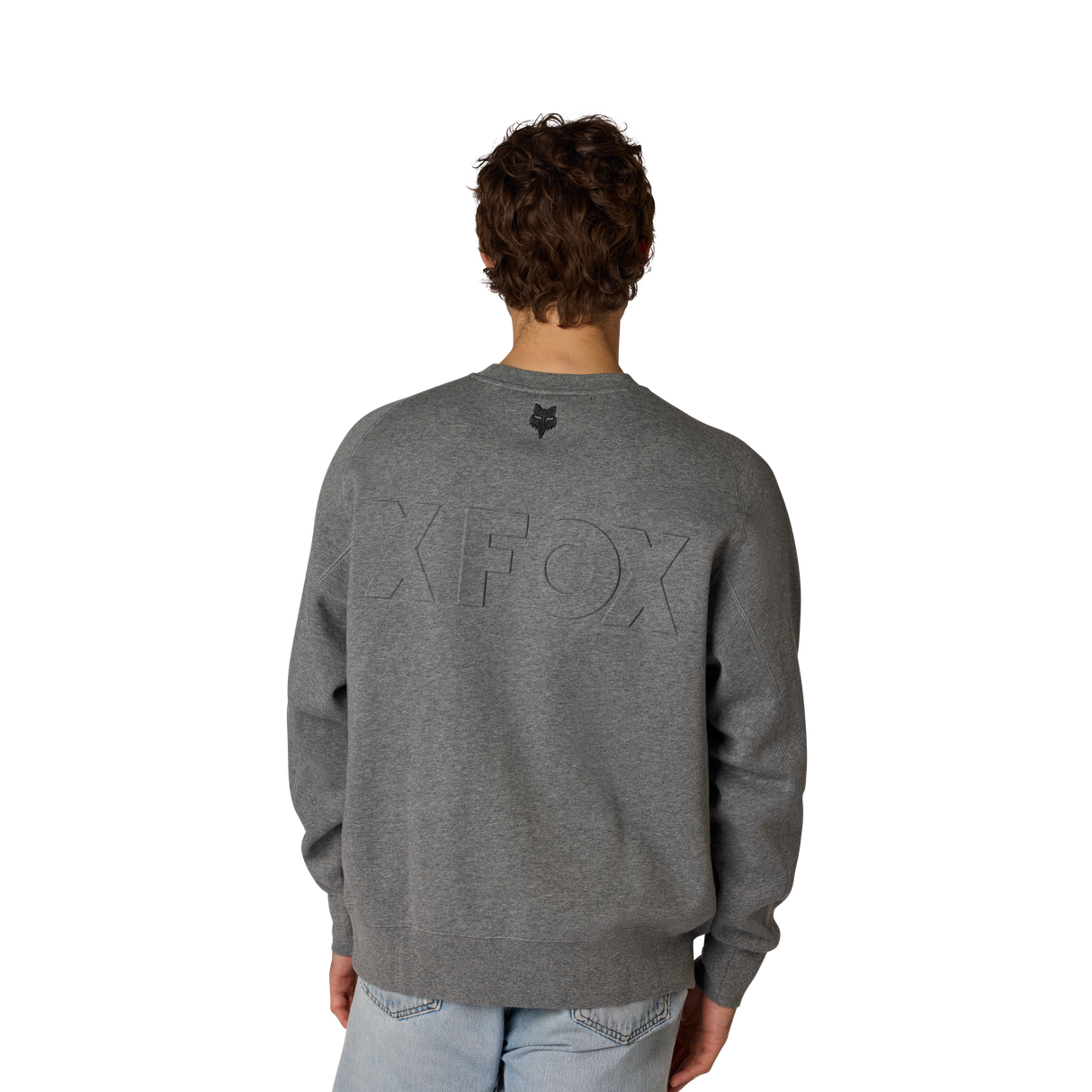 Fox Racing Moto-X Oversized Crew Sweatshirt Heather Graphite