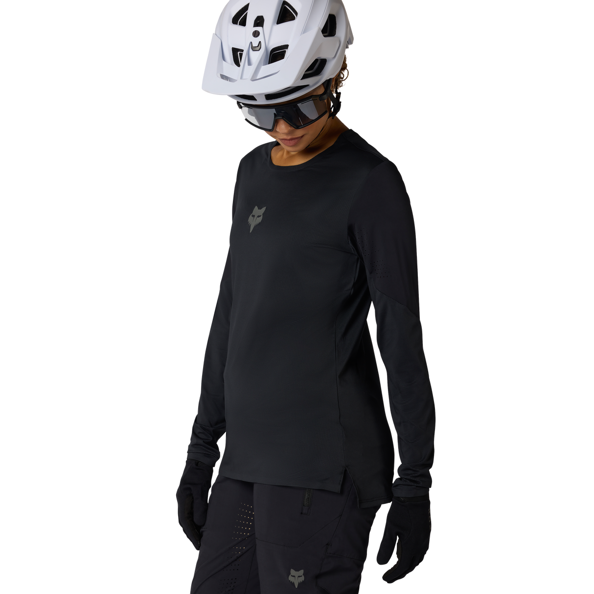 Maillot à manches longues Fox Racing Femme Flexair Noir
