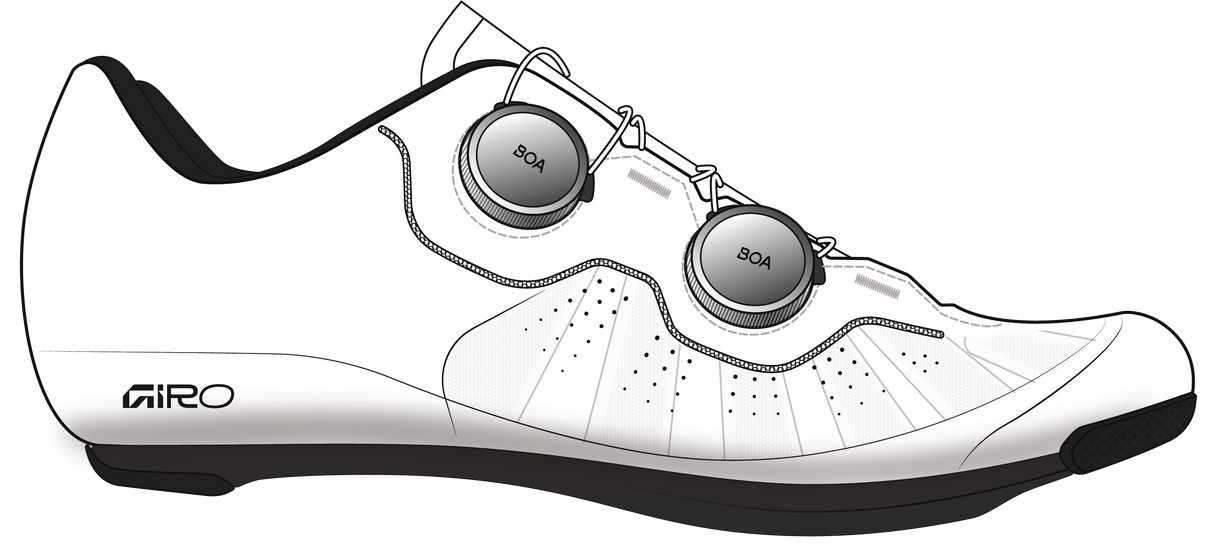 Giro Imperial II Boa Rennrad-Schuhe