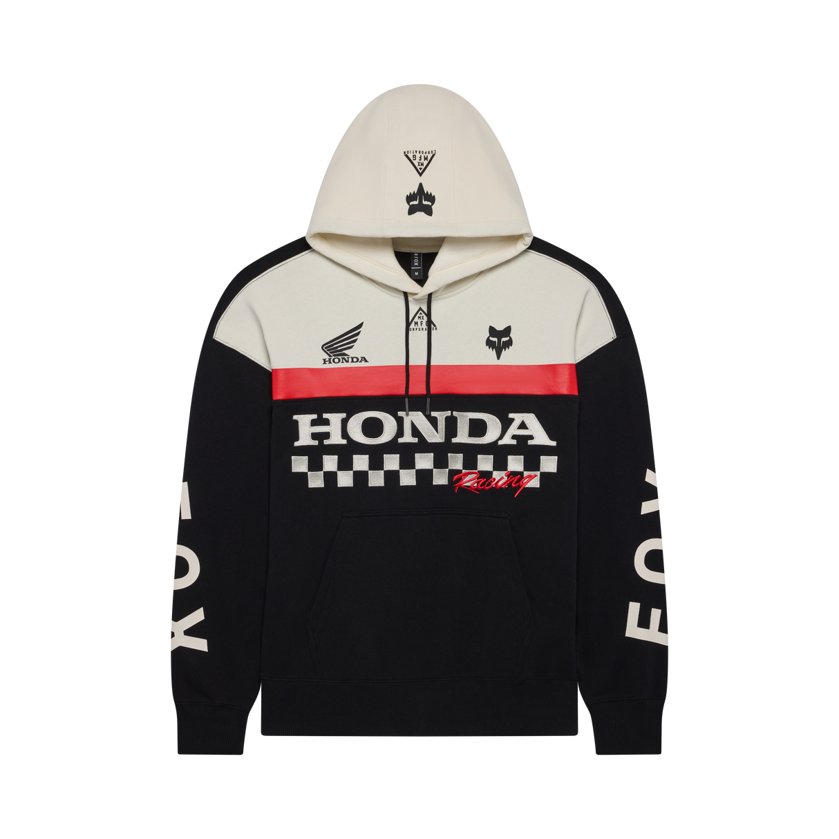 Fox Racing Honda Heavyweight Pullover Hoodie Zwart