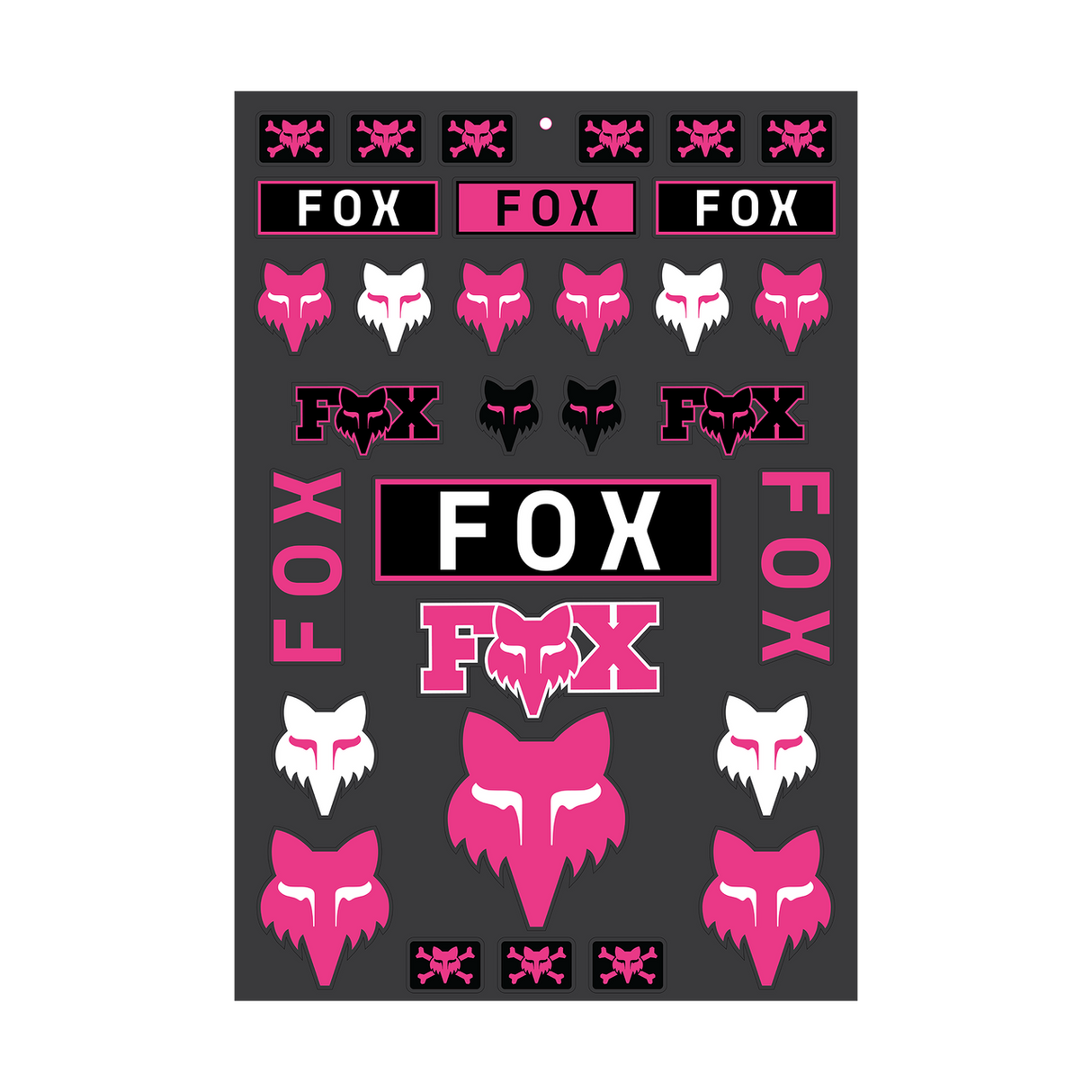 Pack d'autocollants Fox Racing Legacy Track Rose
