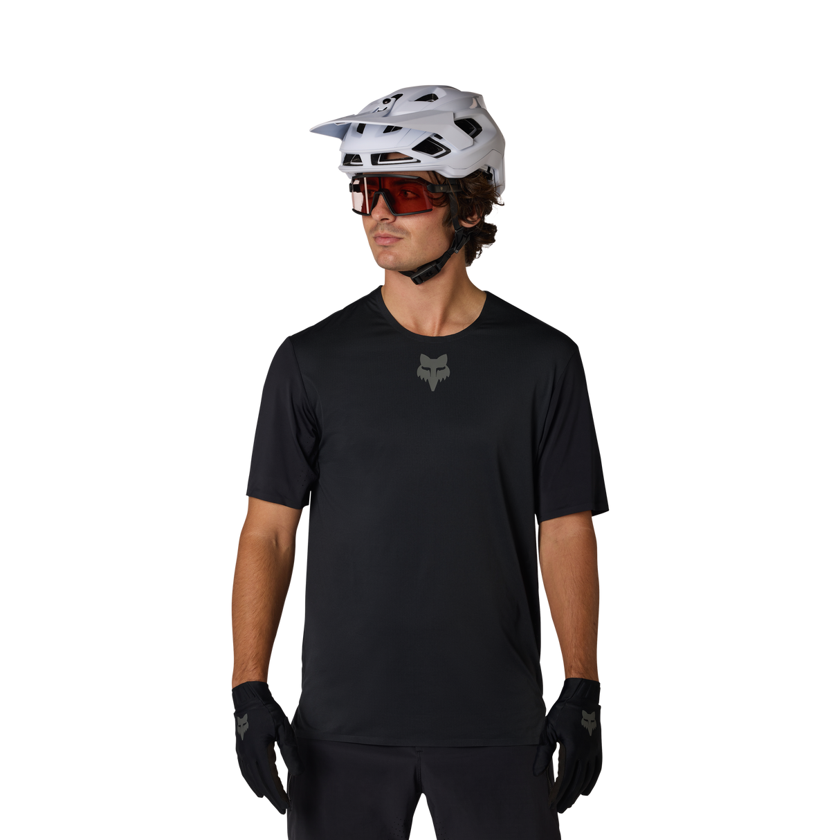 Fox Racing Maglia a Maniche Corte Flexair Nera
