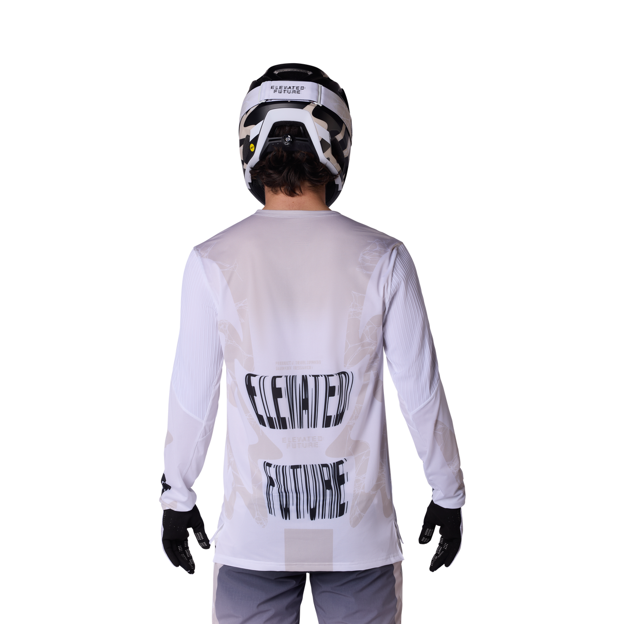 Fox Racing Flexair Long Sleeve Jersey Diffuse Special Edition White
