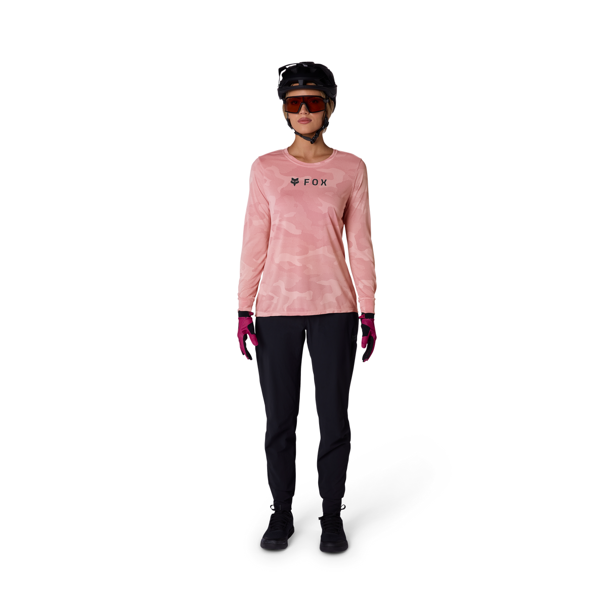 Fox Racing Women's Ranger Tru Dri Long Sleeve Jersey Berry