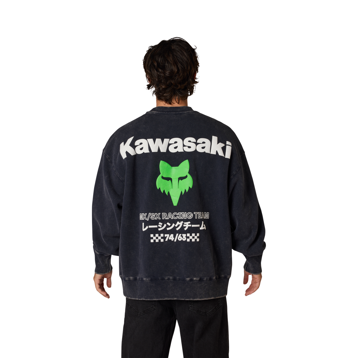 Fox Racing Kawi Heavyweight Crew Sweatshirt Midnight