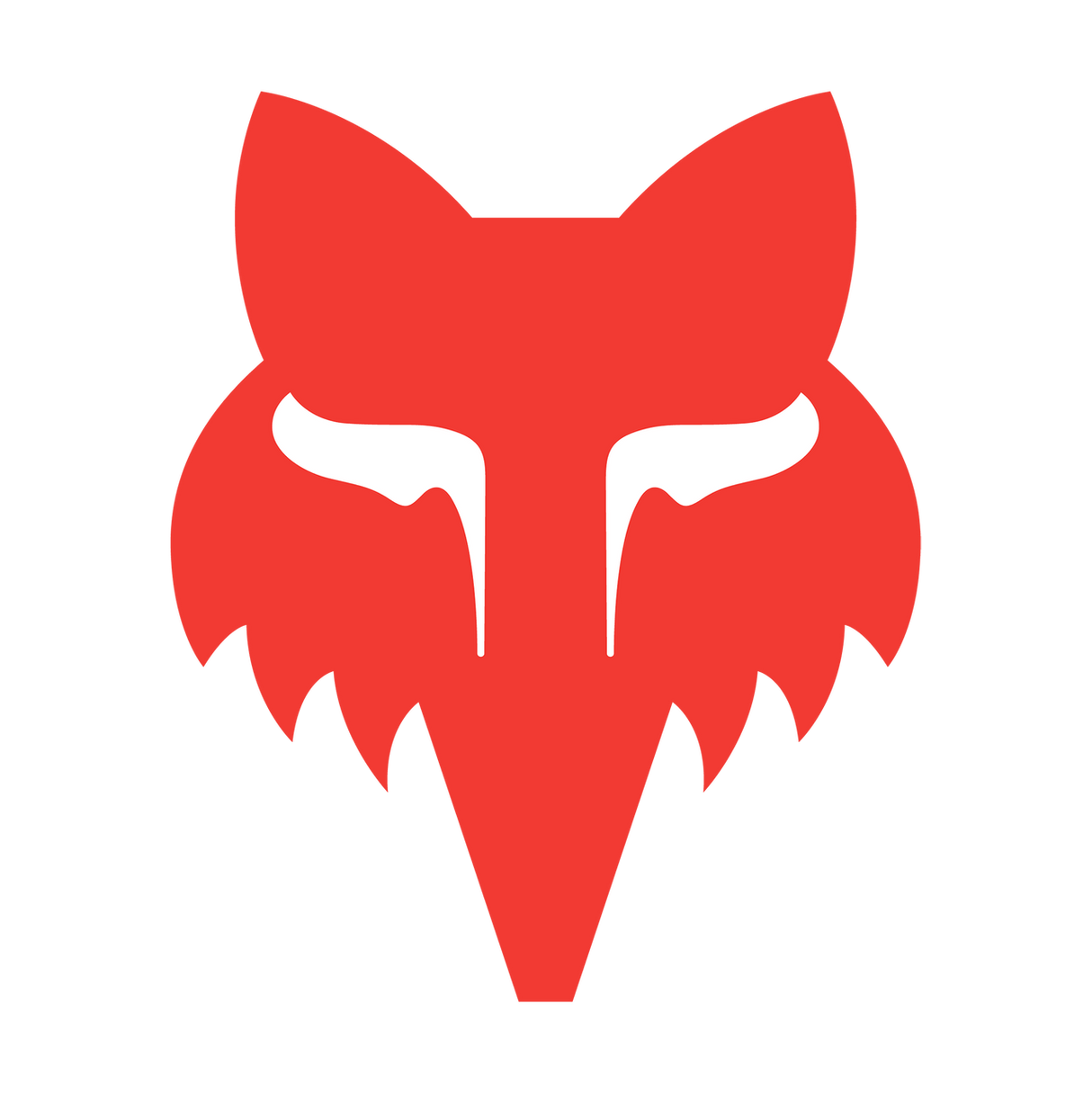 Fox Racing Fox Head 2,5" Sticker Rood