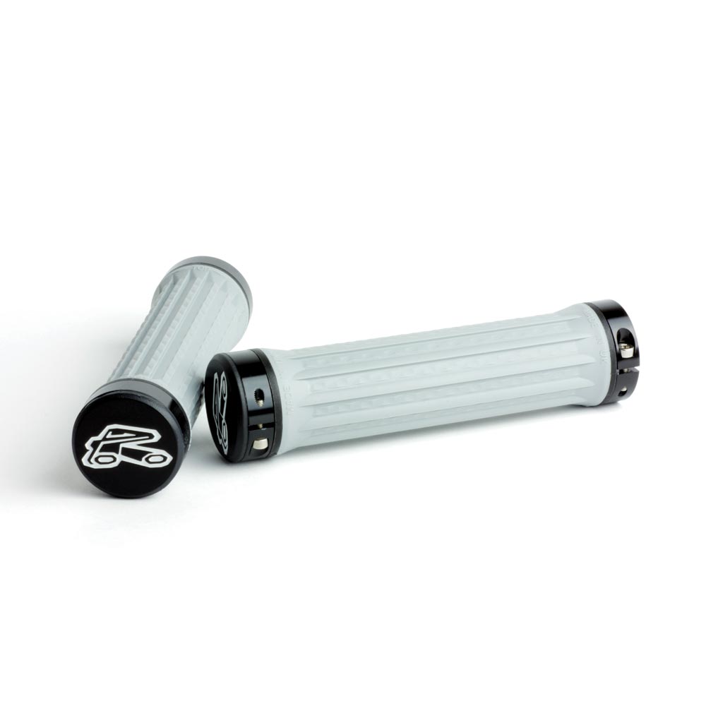 Renthal MTB Traction Lock-On Grips Light Grey Soft Compound