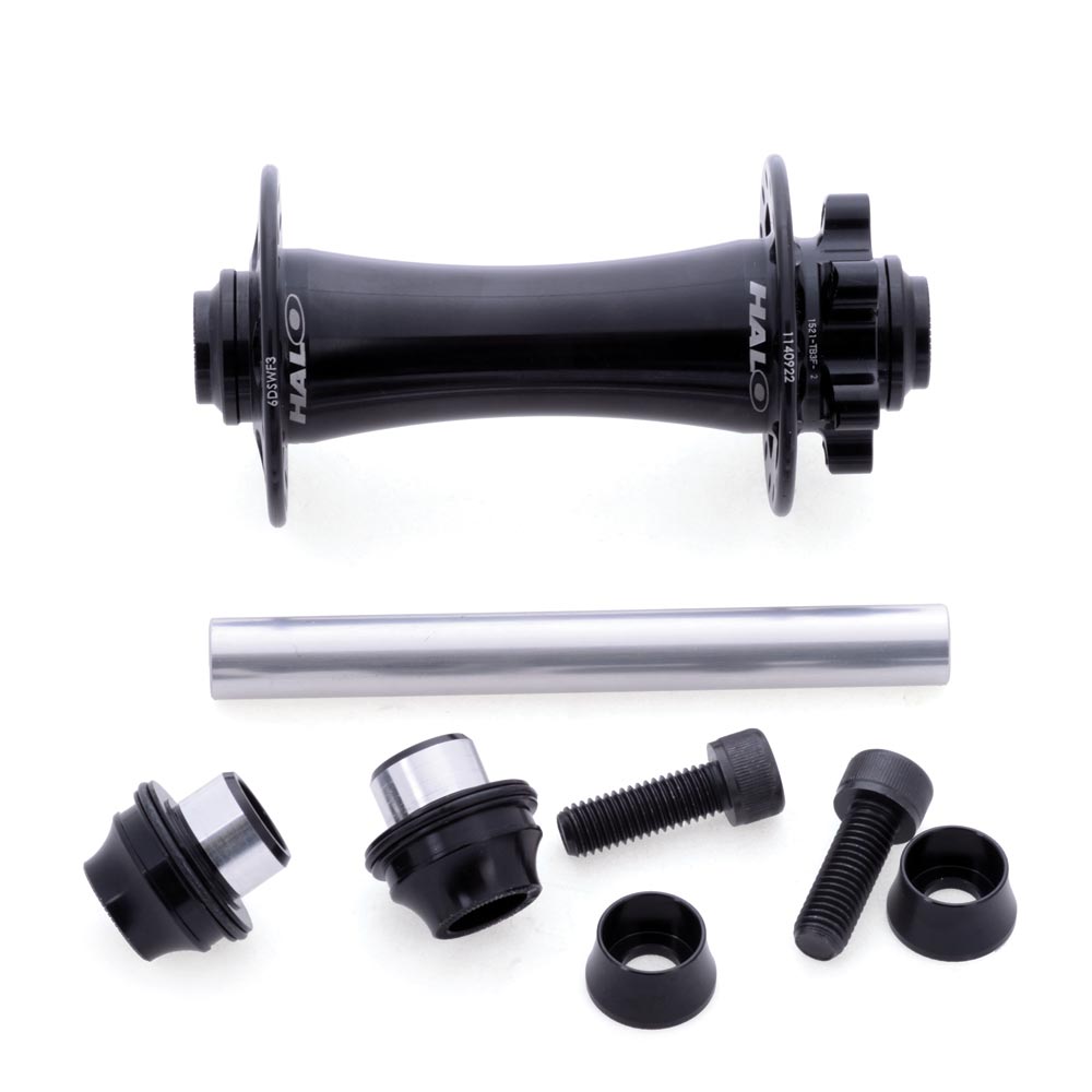 Halo Fat Vorderradnabe 135 Schwarz