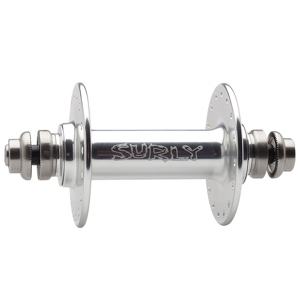 Surly - Componentes - Bujes delanteros Ultra New plateados