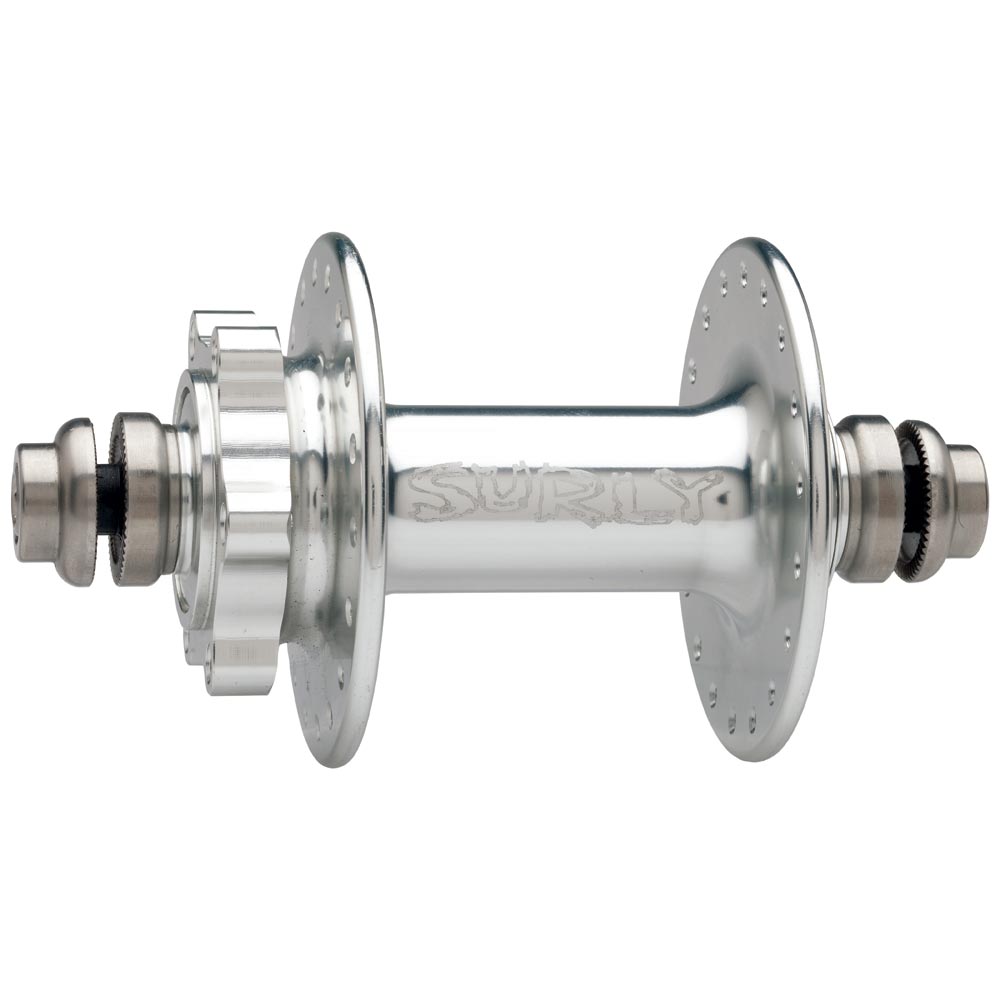 Surly - Teile Ultra New Vorderradnaben für Scheibenbremsen Silber