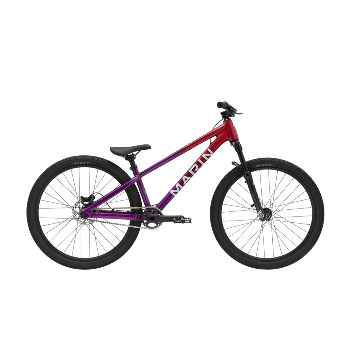 Marin Alcatraz 2 Dirt Jump Bike 26 Inch Wheels In Red And Purple Fade Short