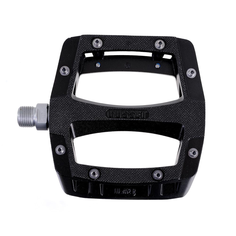 Gusset Components Slim Jim Pedals Black
