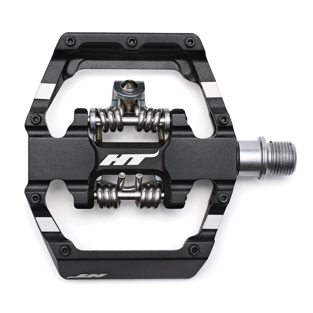 HT Components D1 Pedale Schwarz