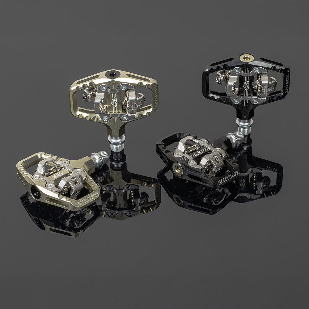 Pedales automáticos Renthal Revo-TRC AluGold