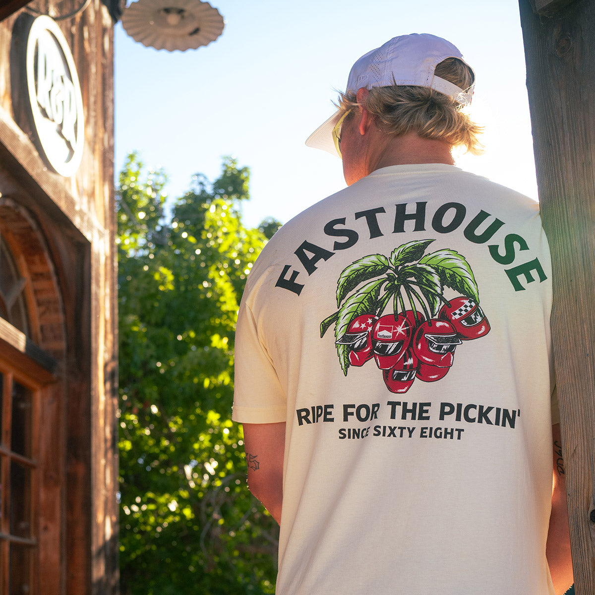 Camiseta Fasthouse Ripe One - Natural