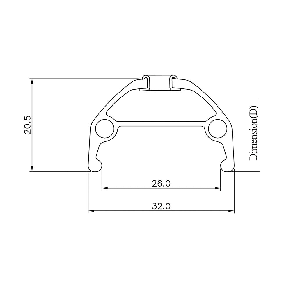 Halo T2 27.5 Rim Black