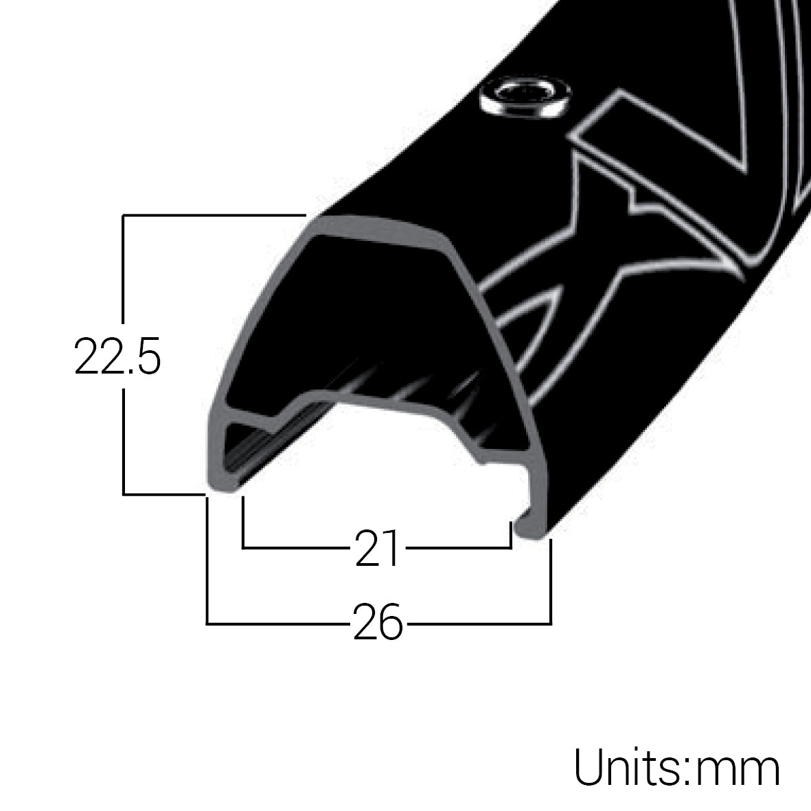 Llanta Halo Vapour - 27.5" negra sigilosa
