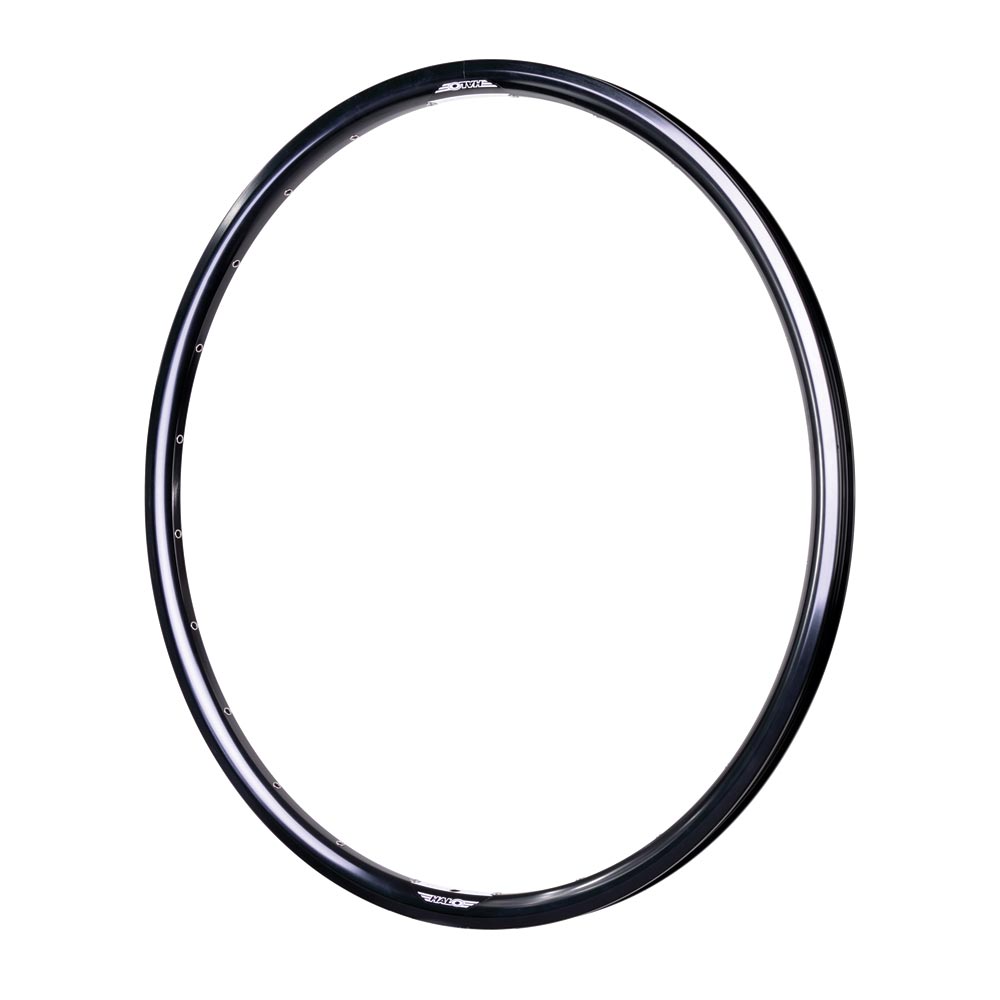 Llantas de disco Halo White Line para carretera, 700c, negras