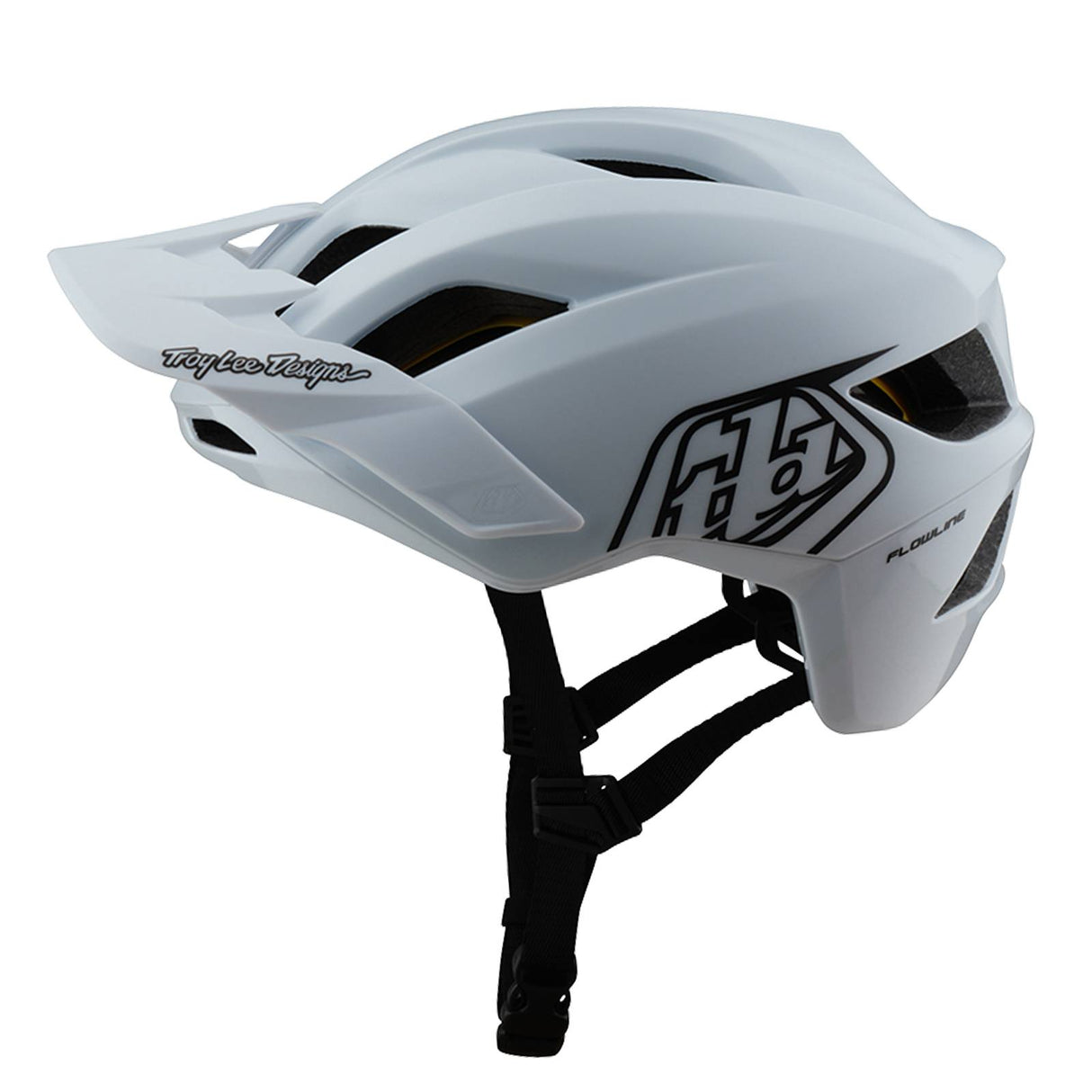 Troy Lee Designs Flowline MIPS Helmet Point - White/Black