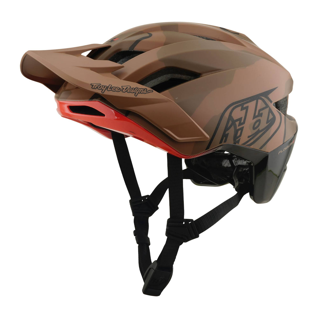 Troy Lee Designs Flowline SE MIPS Helmet Badge - Sienna Camo