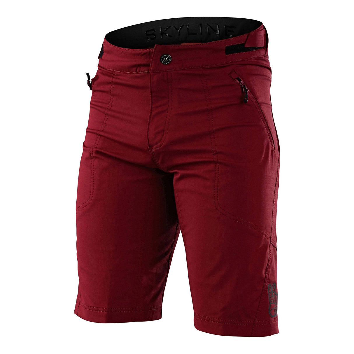 Troy Lee Designs Skyline Shorts - Shell Only Solid - Wine